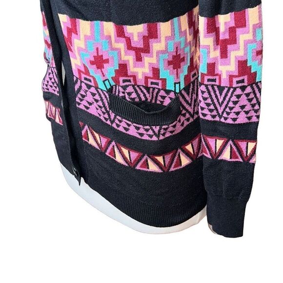 NOLLIE AZTEC PATTERN cardigan size xs - Picture 6 of 12